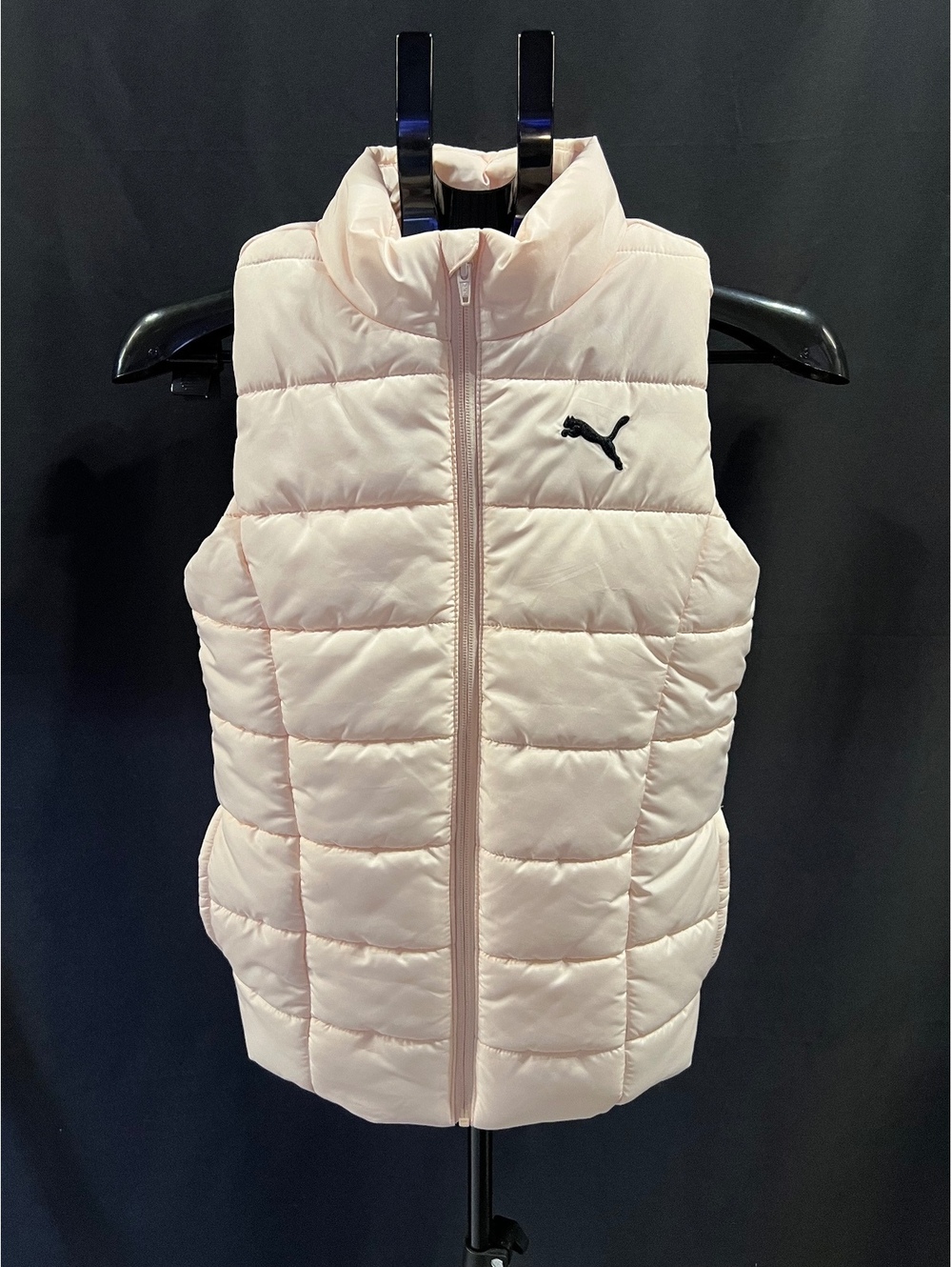 PUMA Kids Medium 10/12 Pink Quilted Puffer Vest